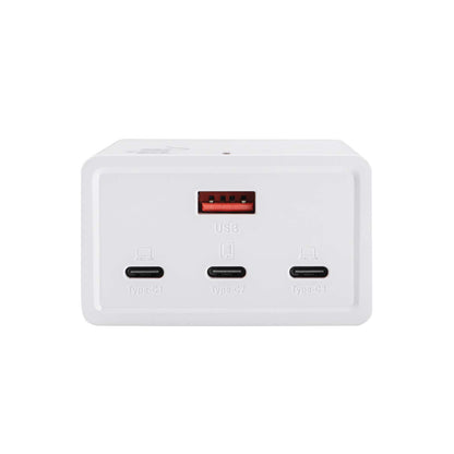 Töltő AK-CH-25 USB-A + 3x USB-C PD 5-28V / max. 5A 140W Quick Charge 3.0 GaN