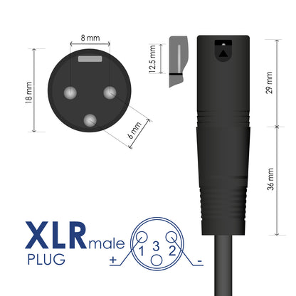 Power supply AK-EV-04 54.6V / 2A 110W Cannon XLR male