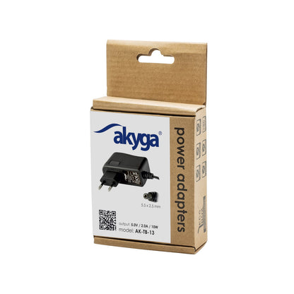 Tápegység AK-TB-13 5V / 2A 10W 5.5 x 2.5 mm