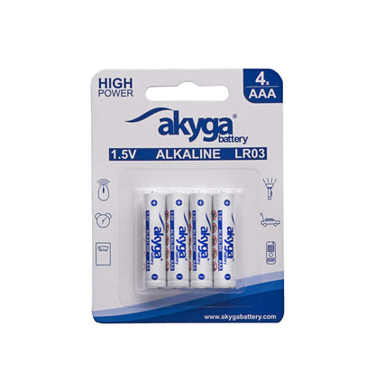 Alkáli akkumulátor AAA LR03 Akyga AKY1971 1.5V / 1300mAh 4db
