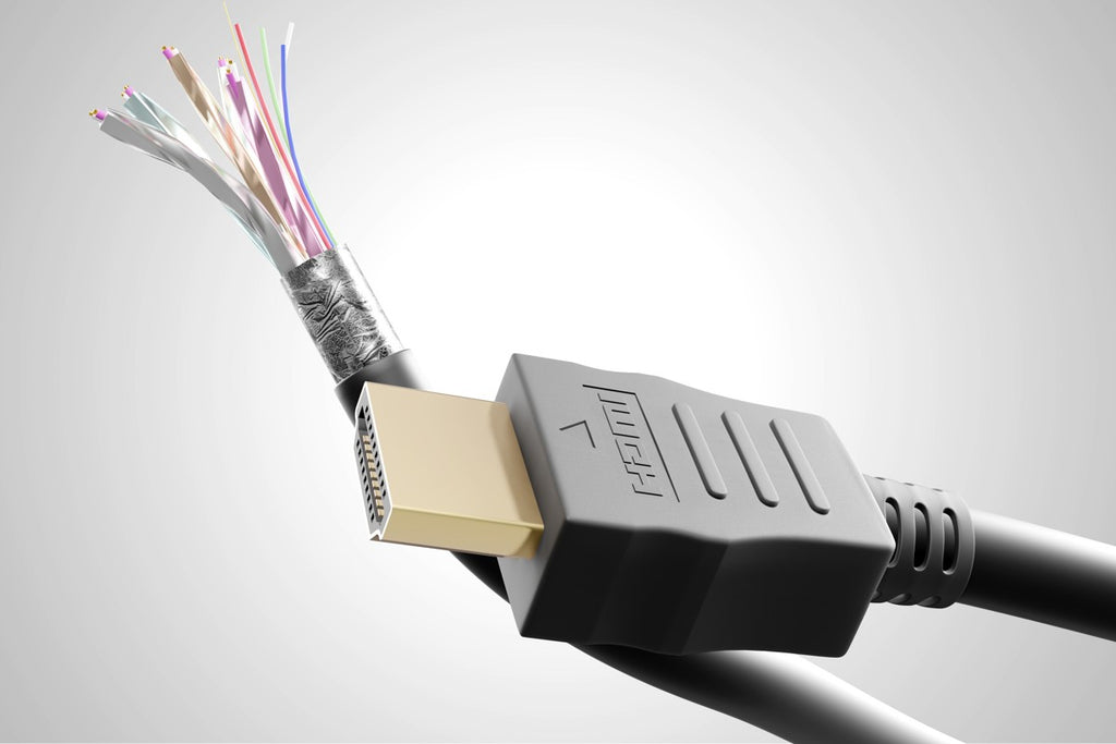 Goobay Nagy sebességű HDMI kábel Ethernettel, 90°, 4K/60 Hz – 0,5 m