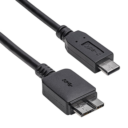 Kábel micro USB B 3.0 / USB type C 1m AK-USB-44