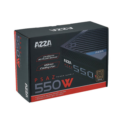 Tápegység ATX AZZA PSAZ 550W 80+ Bronze