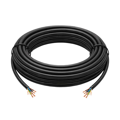 EVC tápkábel Akyga AK-SC-E30 CU 5x6mm² + 2x0,75mm² 3 fázis 32A 450/750V 5m