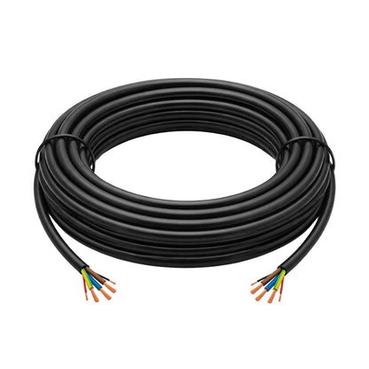 EVC tápkábel Akyga AK-SC-E31 CU 3x6mm² + 2x0,75mm² 1 fázisú 32A 450/750V 5m