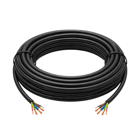 EVC tápkábel Akyga AK-SC-E31 CU 3x6mm² + 2x0,75mm² 1 fázisú 32A 450/750V 5m