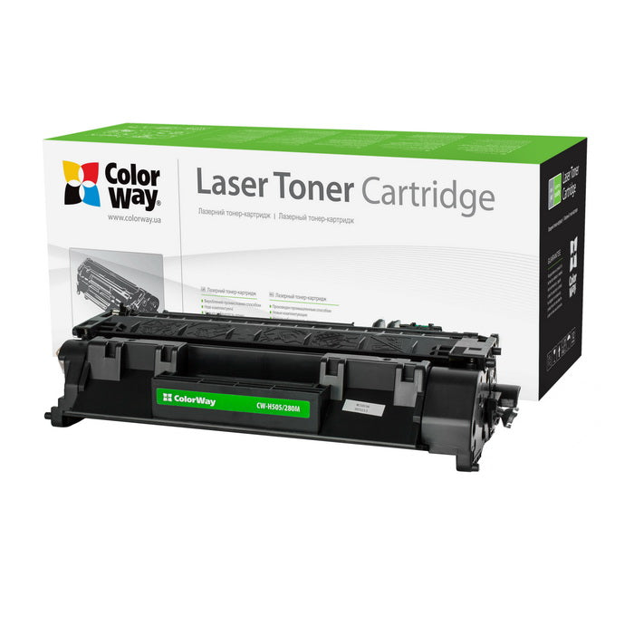 ColorWay HP CE505X / CF280X prémium kompatibilis toner (bíbor, 6900 oldal)
