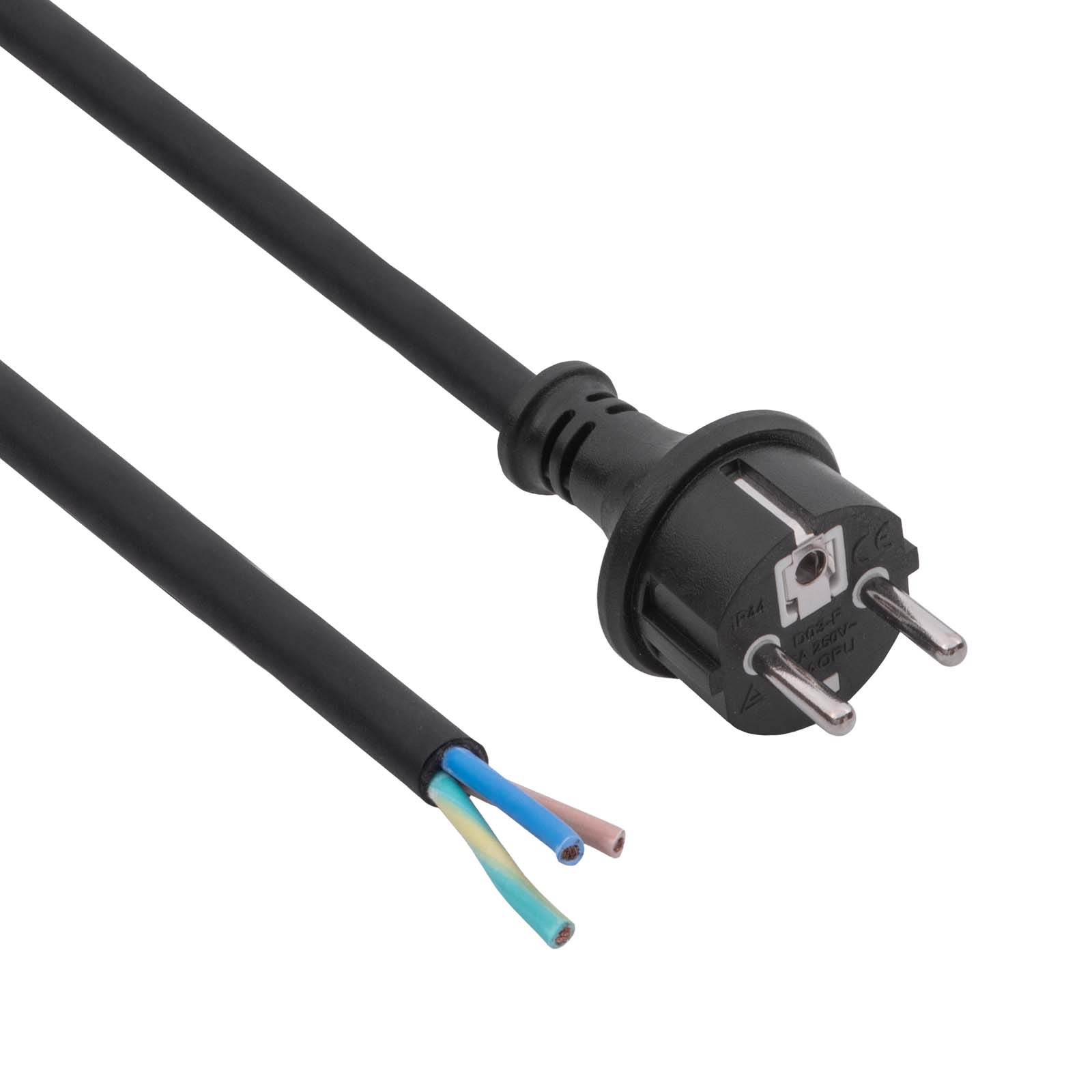 Rubber Power Cable CEE 7/7 AK-OT-04S CU 3x1.5mm² 5m