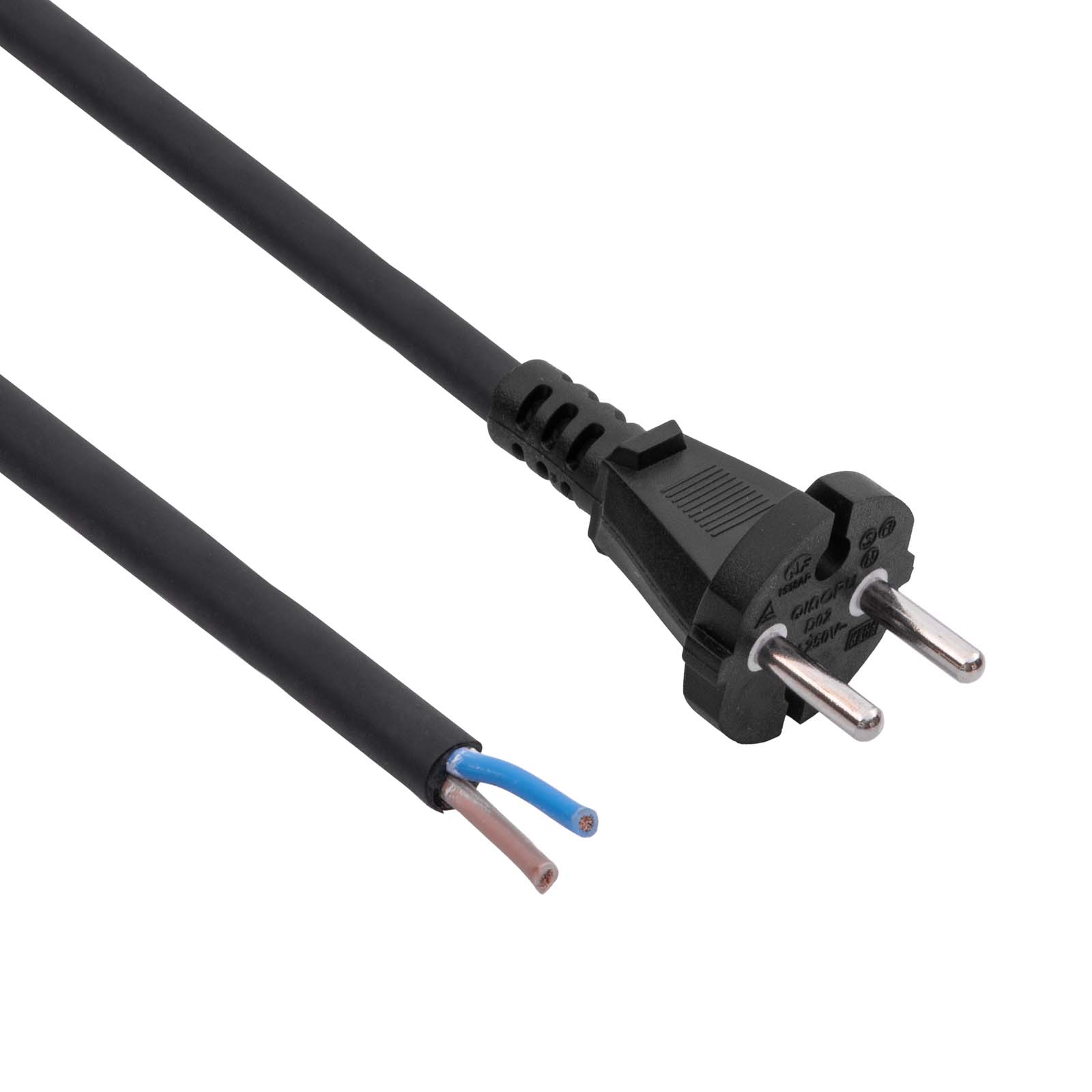 Rubber Power Cable CEE 7/17 AK-OT-05S CU 2x1.5mm² 3m