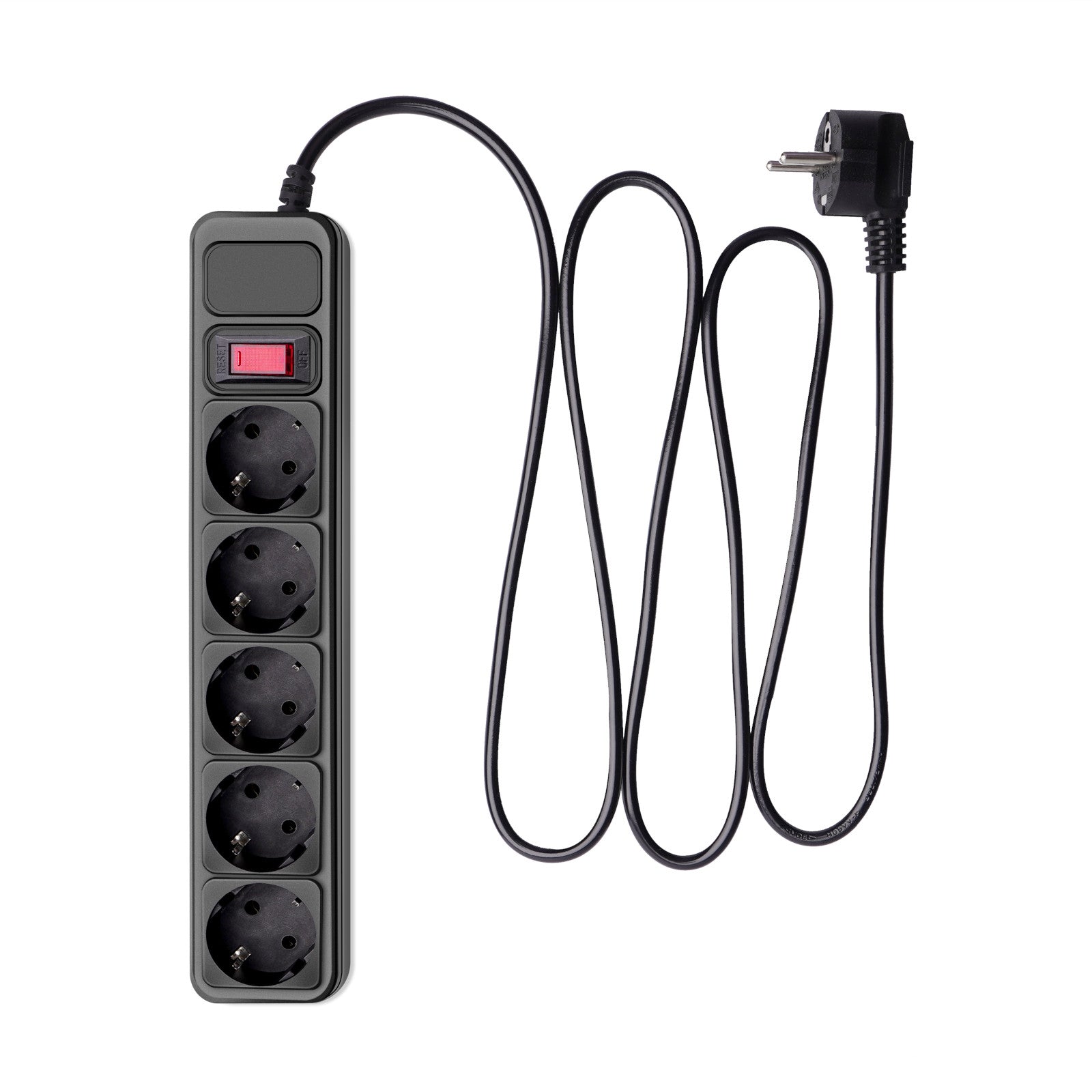 Surge protector AK-SP-06A 5 sockets 1.8 m