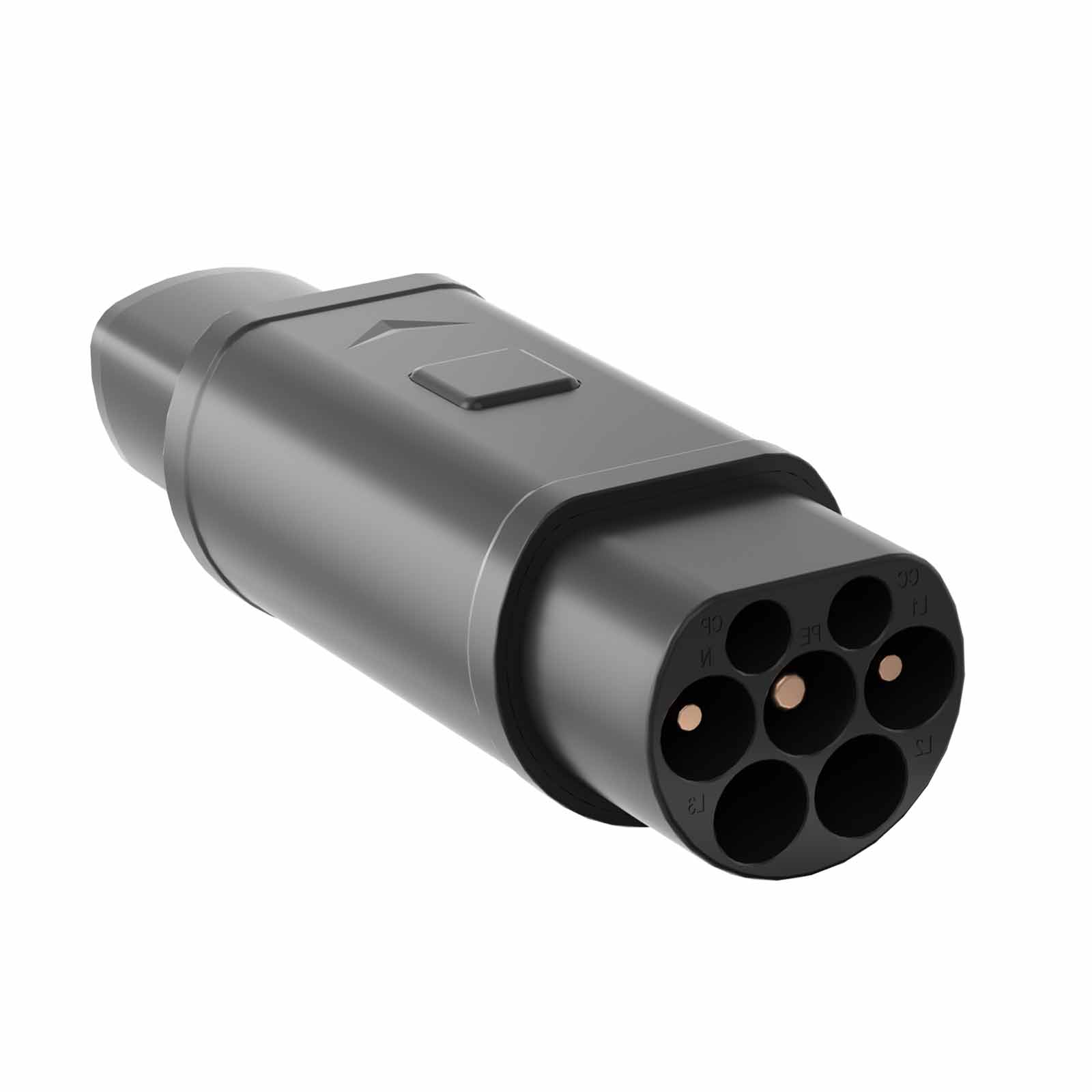 Type2 / Tesla adapter elektromos autók töltéséhez AK-SC-E23 férfi – férfi 1-fase 32A