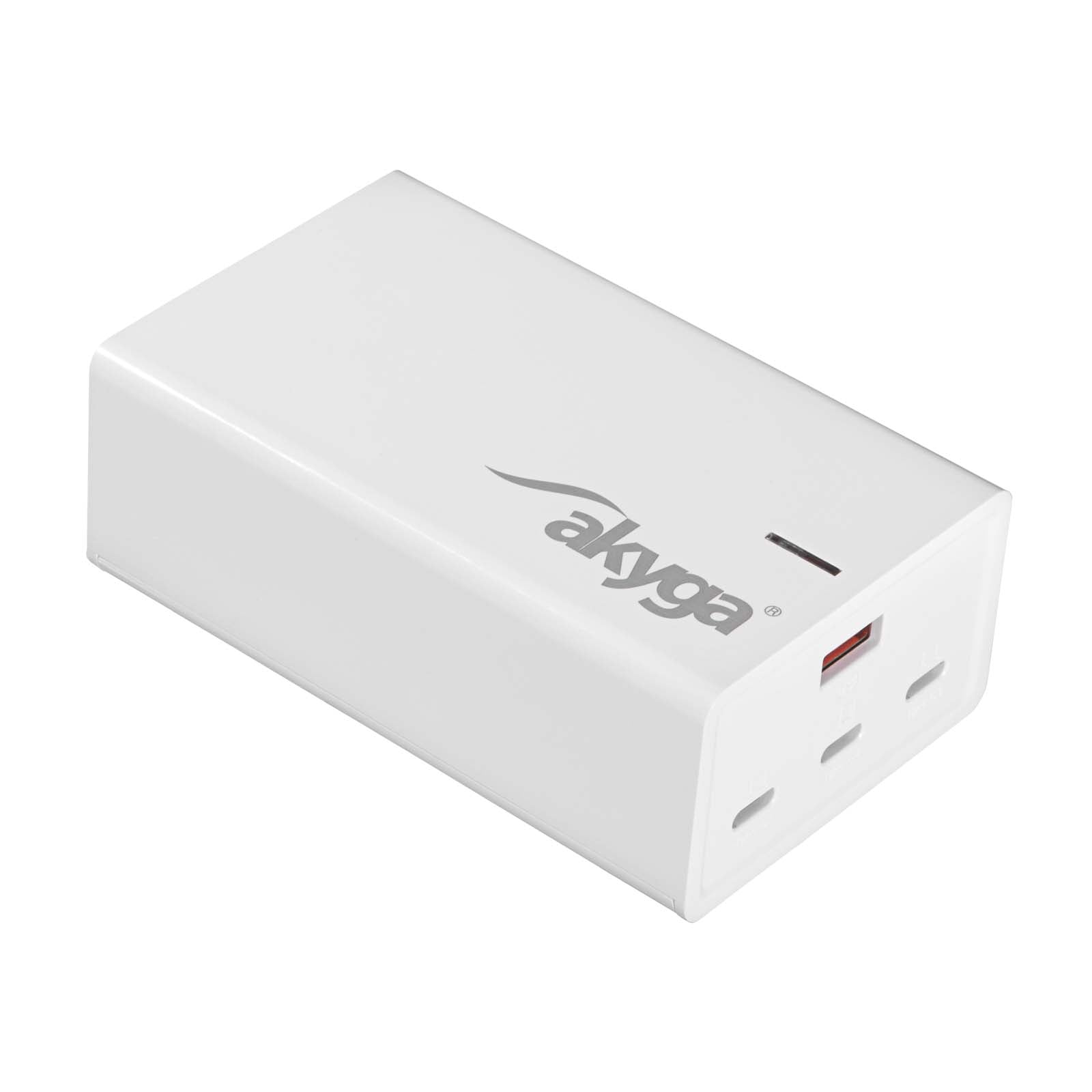 Charger AK-CH-25 USB-A + 3x USB-C PD 5-28V / max. 5A 140W Quick Charge 3.0 GaN